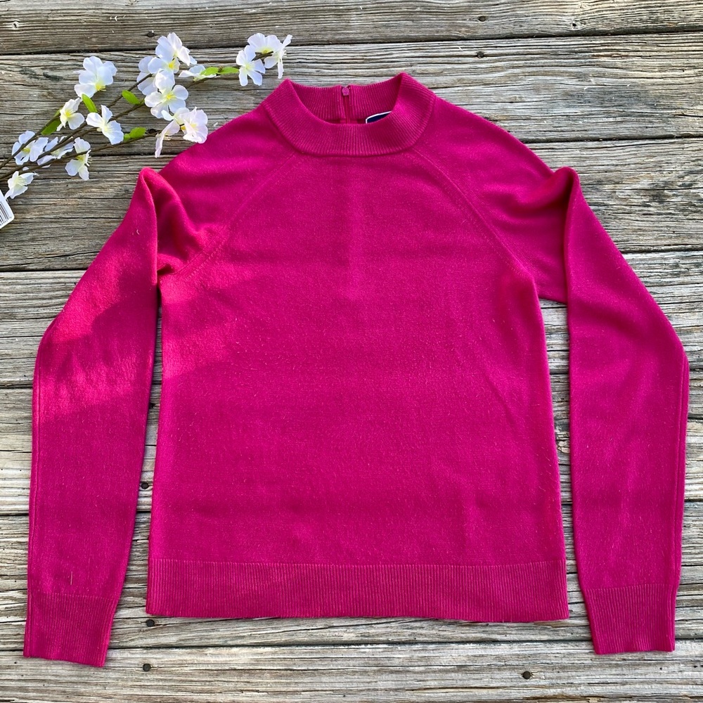 Karen Scott Mock Neck Sweater